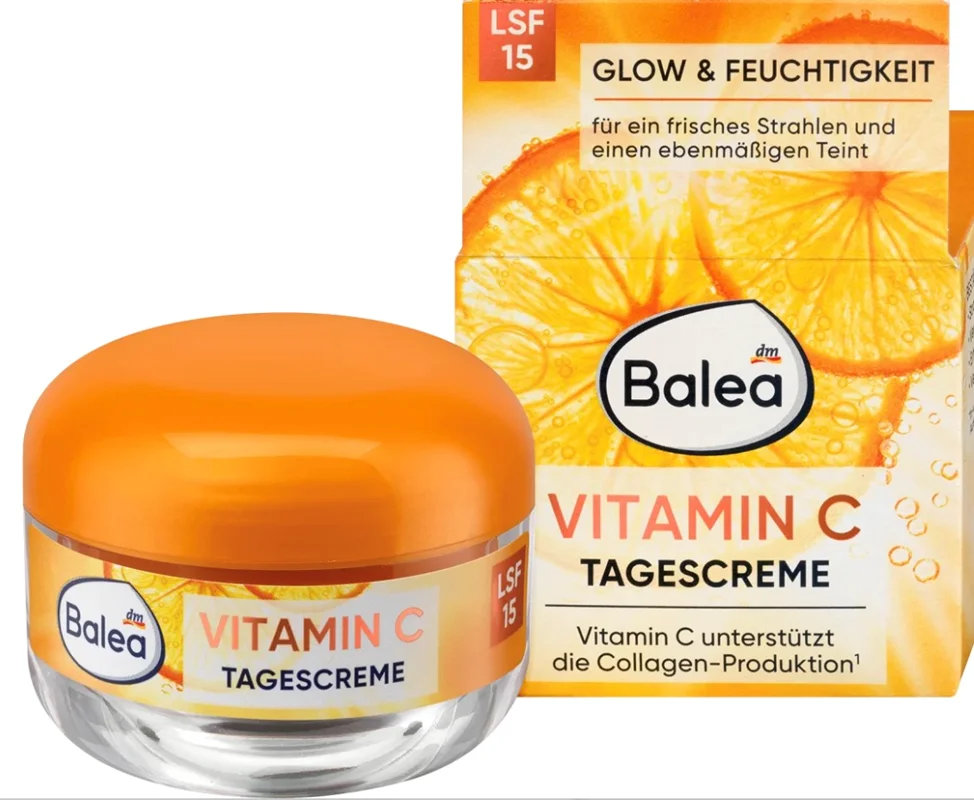 کرم صورت ویتامین سی ، ۵۰ میلی لیتر با SPF. Gesichtscreme Vitamin C LSF 15, 50 ml