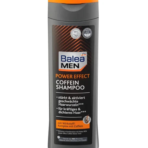 شامپو ضد ریزش پاور افکت کافئین باله آ، 250 میلی لیتر ,Balea MEN Shampoo Power Effect Coffein, 250 ml