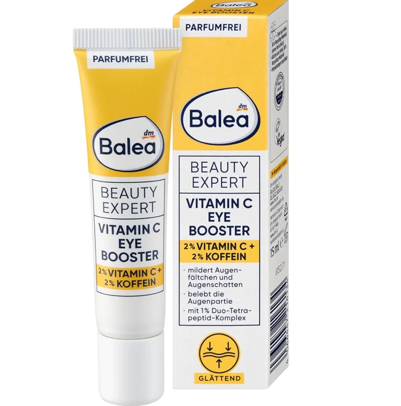 کرم دور چشم BeautyExpertVitamin c دسته بندی. Balea Augencreme Beauty Expert Vitamin C Eye Booster, 15 ml