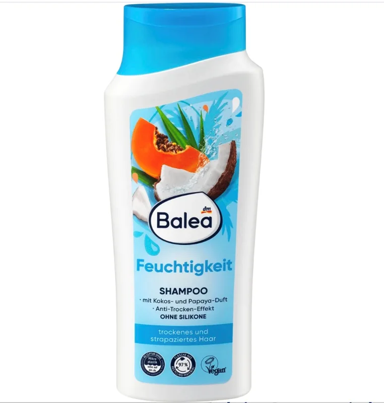 شامپو مخصوص موی خشک باله آ ۳۰۰ میلی لیتر. Balea Shampoo Feuchtigkeit, 300 ml