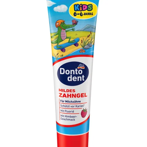 خمیر دندان کودکان تا 6 سال 100 میلی لیتر. Dontodent Zahnpasta Kinder, bis 6 Jahre, 100 ml