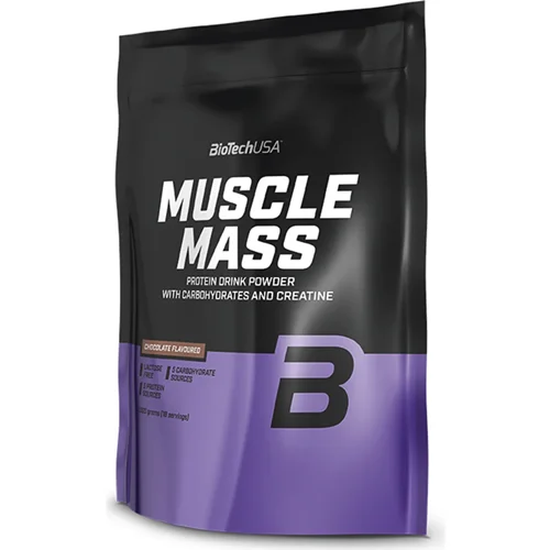 پودر پروتئین عضلهساز Muscle Mass بایوتک یو اس ای (BioTechUSA) - طعم شکلاتی 🍫