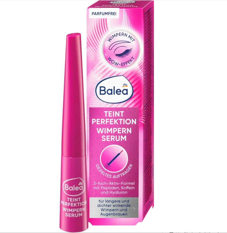 سرم تقویت کننده مژه و ابرو. Balea Wimpernserum Teint Perfektion , 4,5 ml