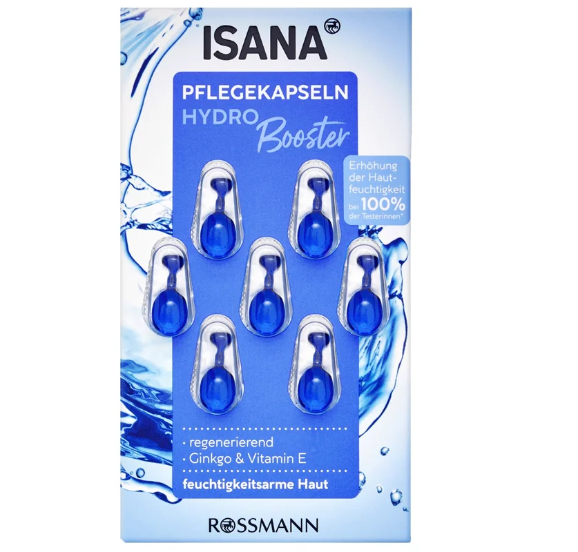 کپسولهای  بازسازیکننده مراقبتی آبرسان ISANA, Hydro Pflegekapseln