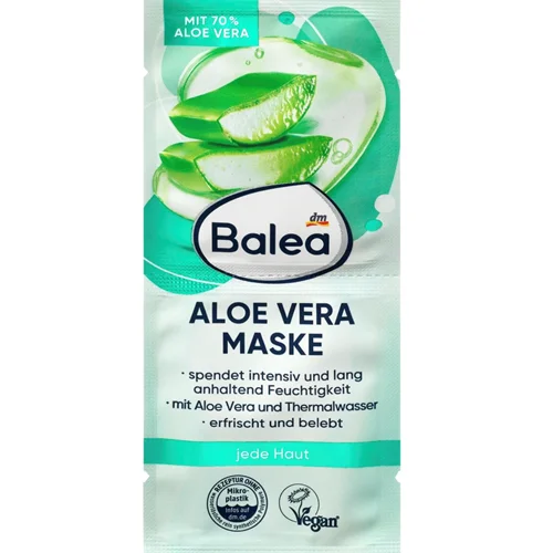ماسک صورت آلوئه ورا ۱۶ میلی لیتر.Gesichtsmaske Aloe Vera (2x8 ml), 16 ml