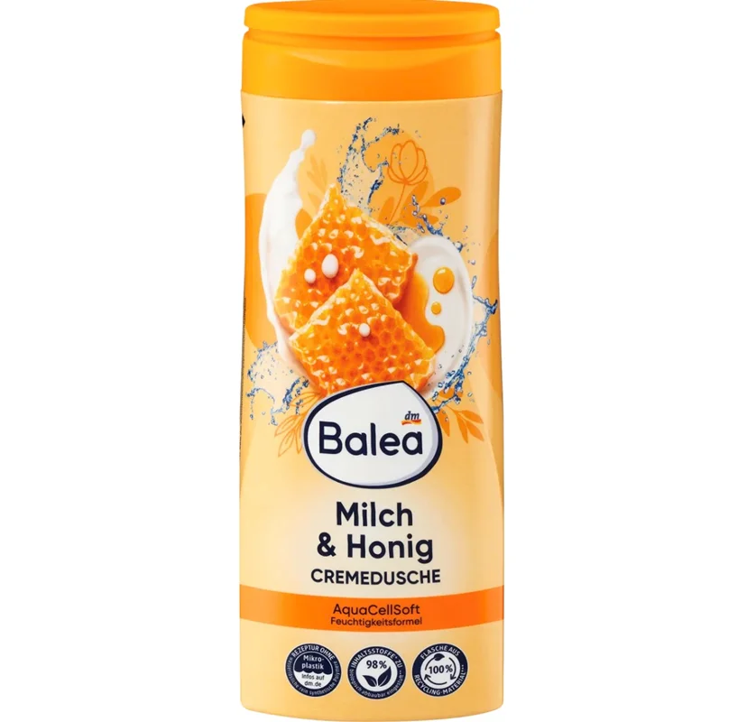 شامپو بدن کرمی شیر و عسل ۳۰۰ میلی لیتر